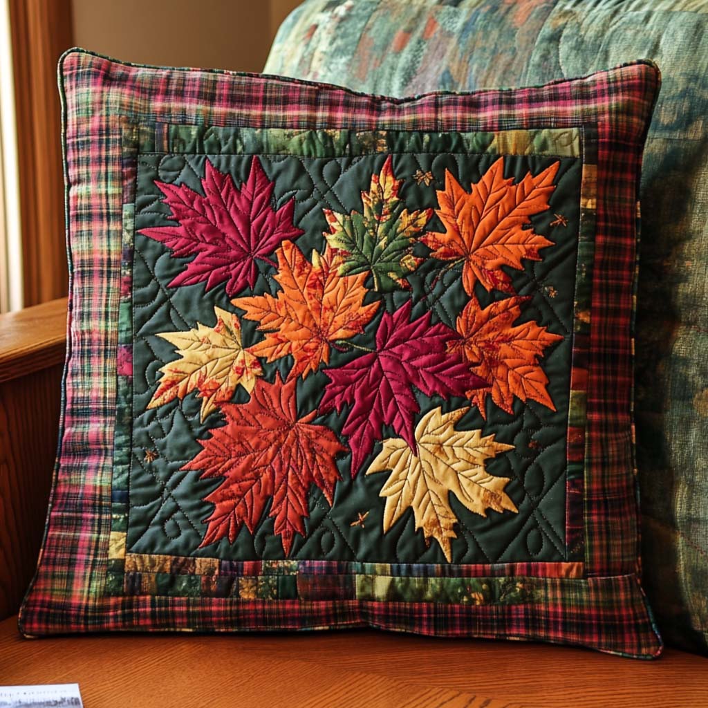 Pumpkin Patch Quilted Pillow Case Fall Pillow Cases Unique Gifts Family