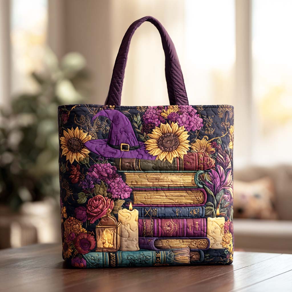 Pumpkin Tale Quilted Tote Bag Great Book Lover Gift Ideas
