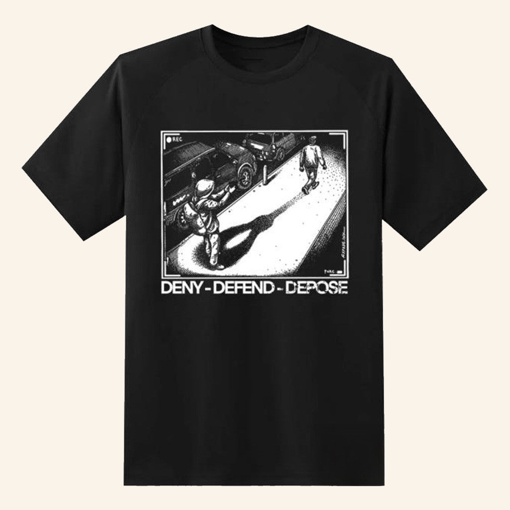 Punk With A Camera Merch Deny Defend Depose T-Shirt Gift Ideas For Husband Punk With A Camera Merch Deny Defend Depose T-Shirt Gift Ideas For Husband