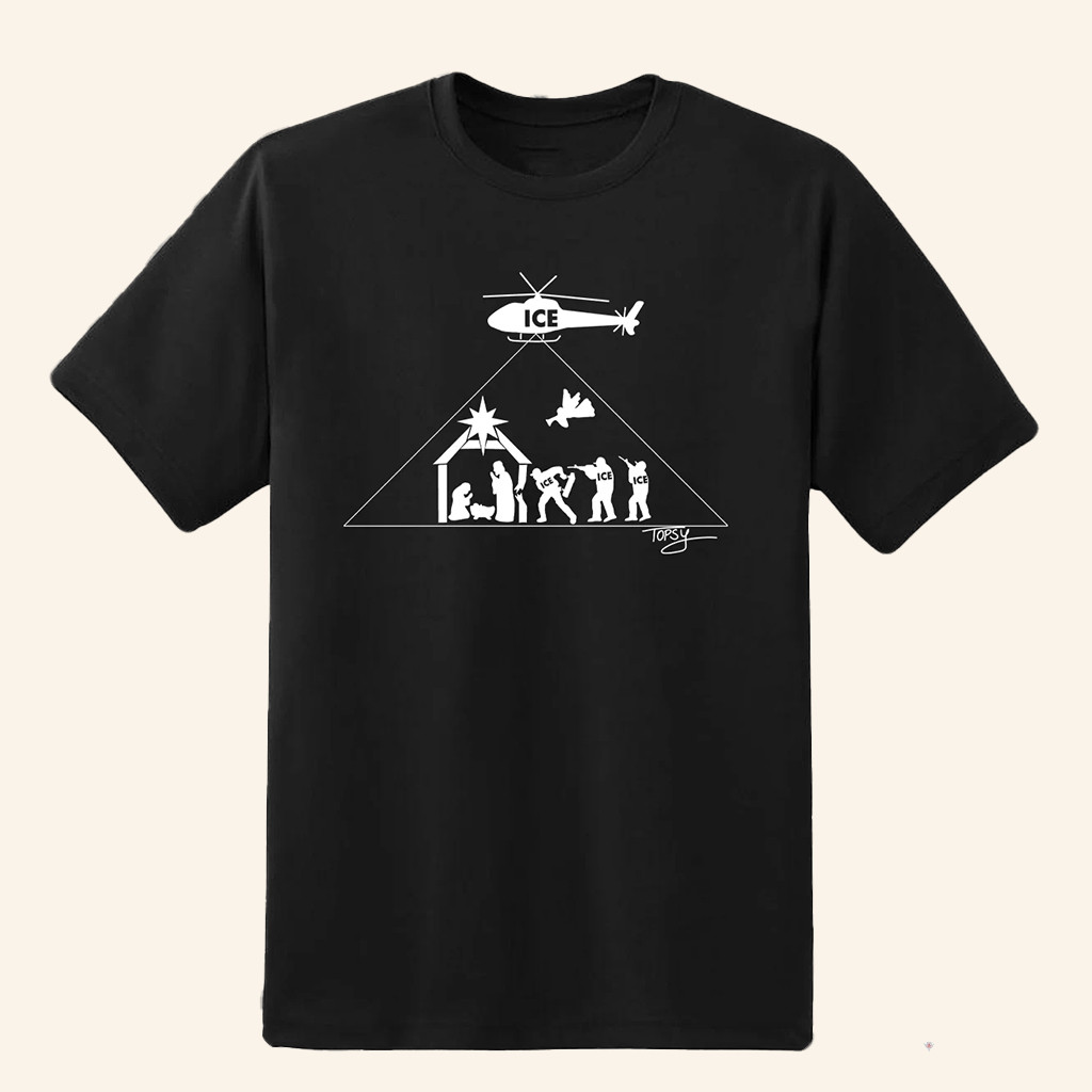 Punk With A Camera Merch ICE Cold Christmas Topsy Shirt Satirically T-Shirt Gifts For Him