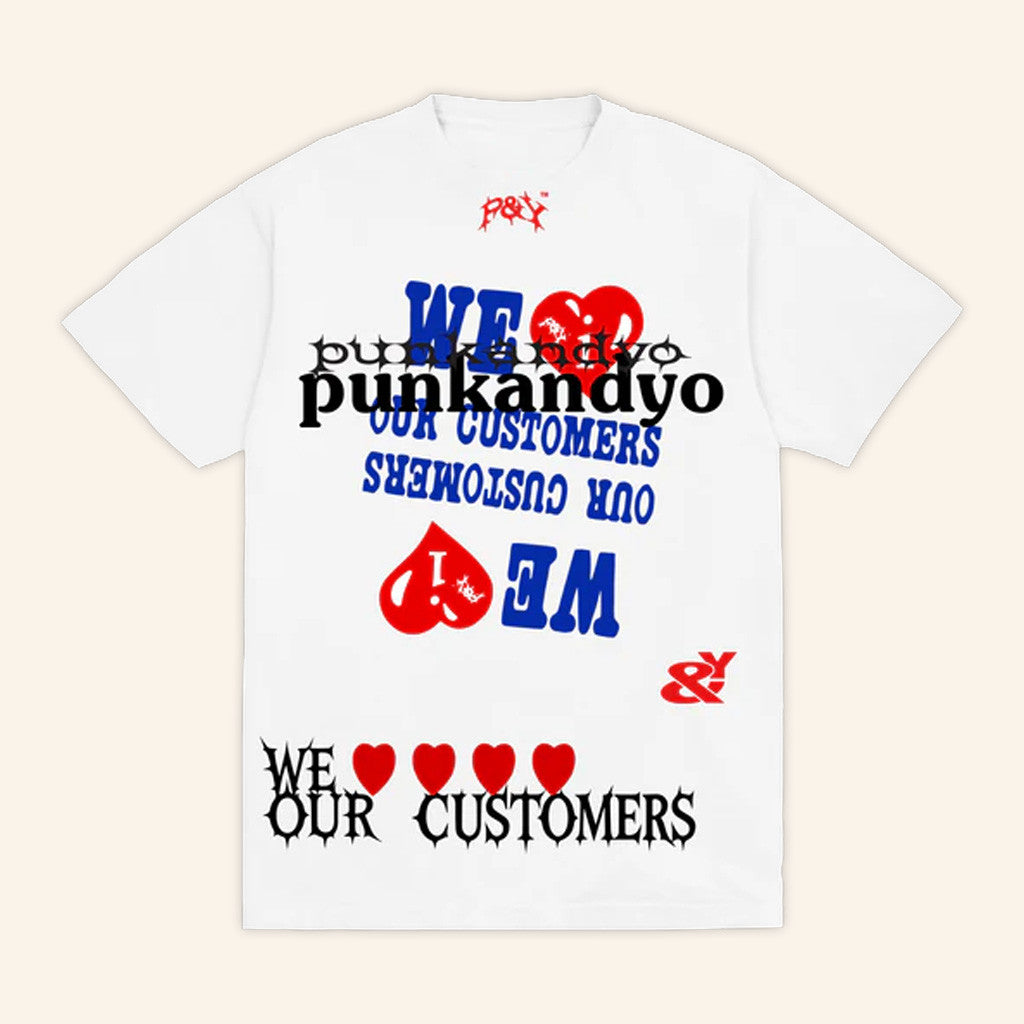 Punkandyo Merch We Love Client T-Shirt Gifts For Dudes Punkandyo Merch We Love Client T-Shirt Gifts For Dudes