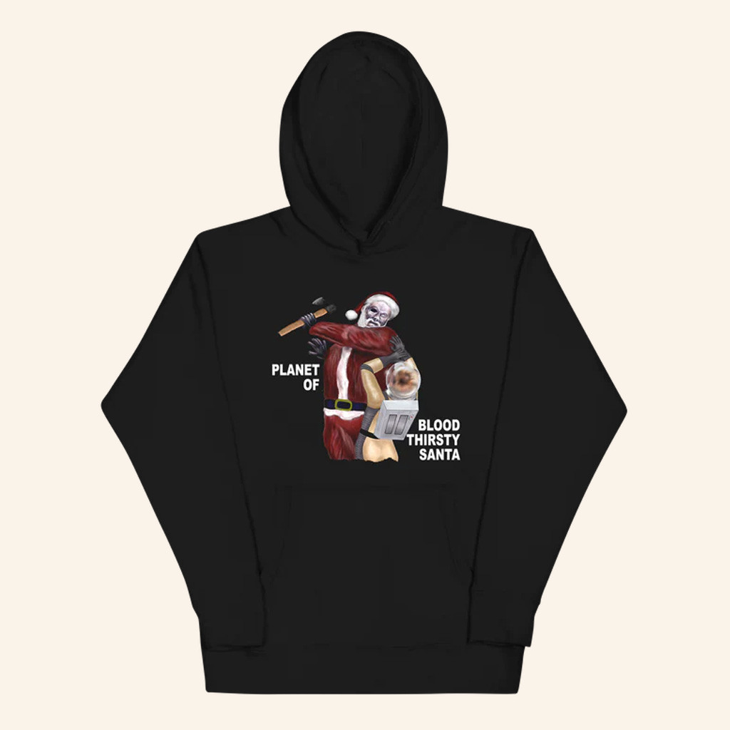 Puppet Combo Merch Planet of Bloodthirsty Santa Hoodie Christmas Presents For Him Puppet Combo Merch Planet of Bloodthirsty Santa Hoodie Christmas Presents For Him