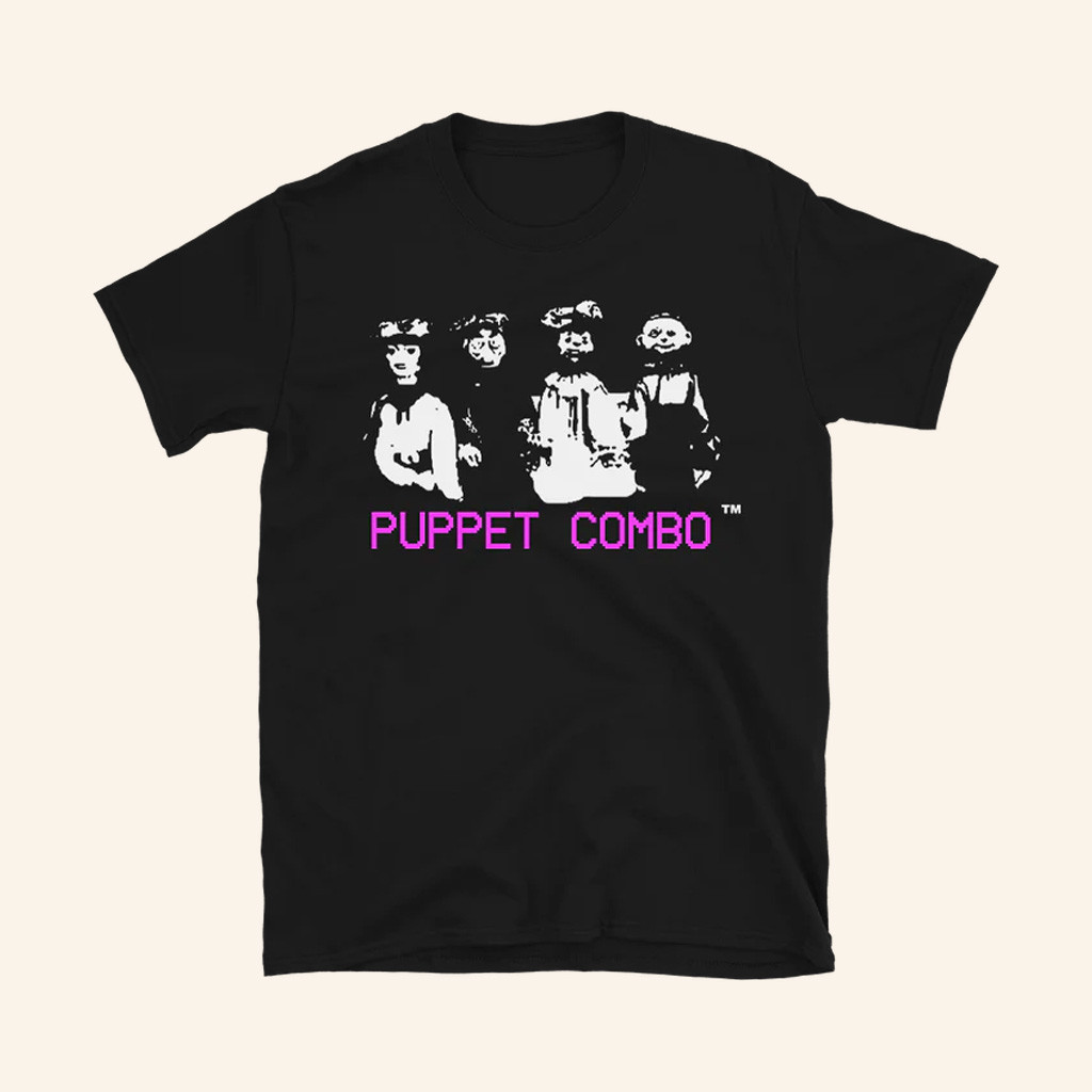 Puppet Combo VHS logo T-shirt