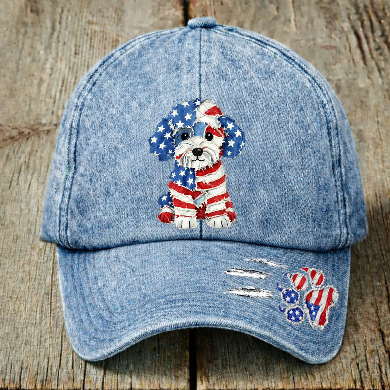 Puppy Dog America 250th Anniversary 1776 2026 Hat 4Th Of July Cap Gifts For Dog Lovers