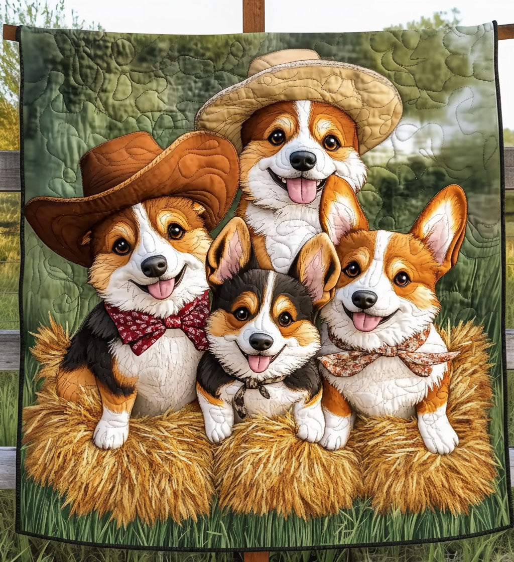 Puppy Joy Quilted Blanket Great Dog Christmas Gifts