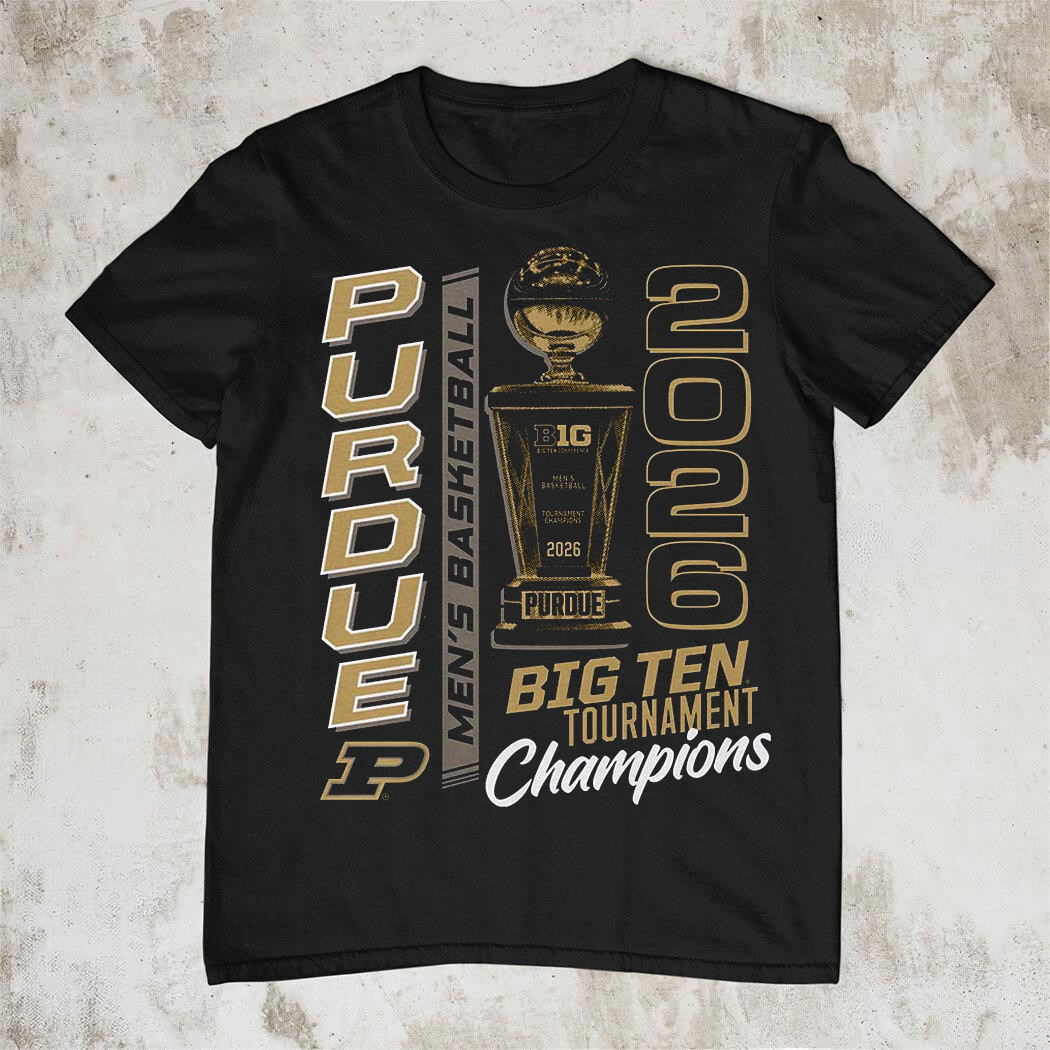 Purdue Boilermakers 2026 Big Ten Tournament Champions T-Shirt Basketball Fan Gear Best Gift For Fans
