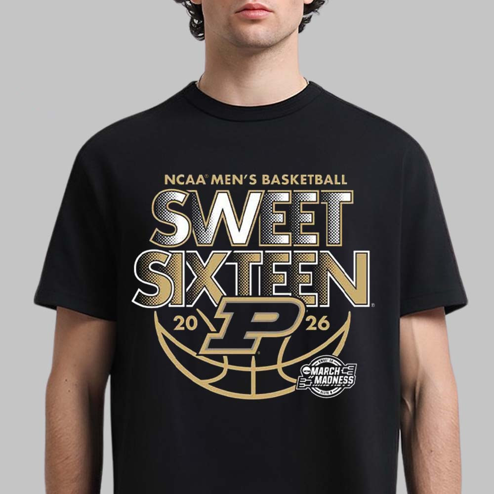 Purdue Boilermakers Men's Basketball 2026 T-Shirt NCAA March Madness Shirt Fan Gear