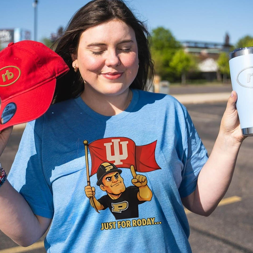 Purdue Pete Just For Today Indiana Football Flag Shirt Unique Gifts For Father