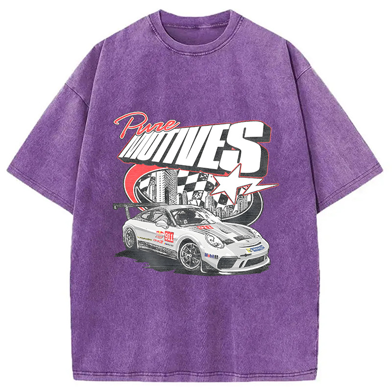 Pure Motives Washed T-Shirt Trendy Aesthetic Graphic Apparel Gifts For Besties