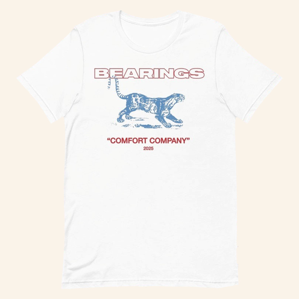 Pure Noise Merch Bearings Tiger White T-Shirt Christmas Gifts For Husband Pure Noise Merch Bearings Tiger White T-Shirt Christmas Gifts For Husband