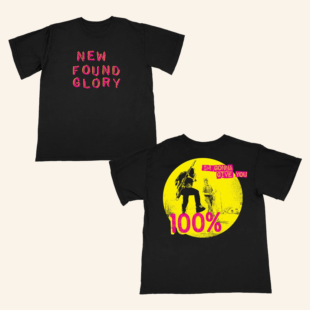 Pure Noise Merch New Found Glory 100 Black T-Shirt Presents For Dad Pure Noise Merch New Found Glory 100 Black T-Shirt Presents For Dad