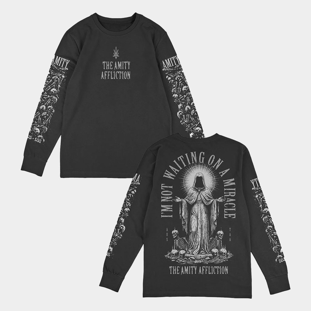 Pure Noise Records Merch The Amity Affliction I'm Not Waiting On A Miracle Long Sleeve T-Shirt