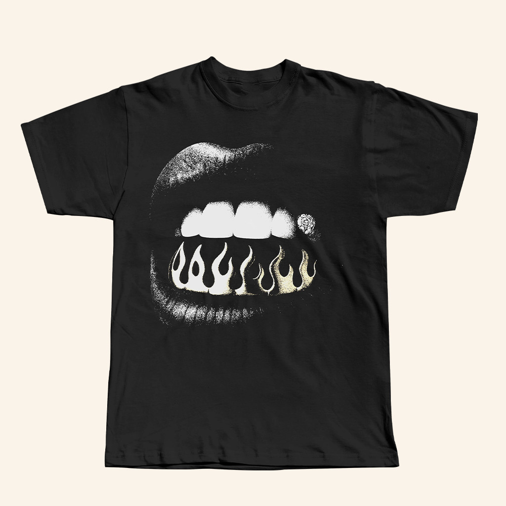 Purereign Clothing Merch Flame Grillz T-Shirt Great Gifts For Brothers