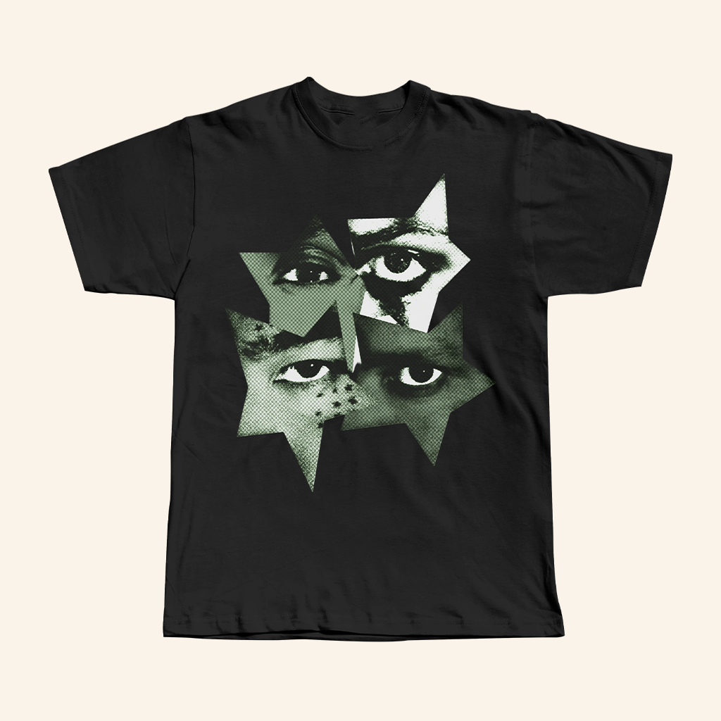 Purereign Clothing Merch Star Visions Black T-Shirt Great Gifts For Brothers