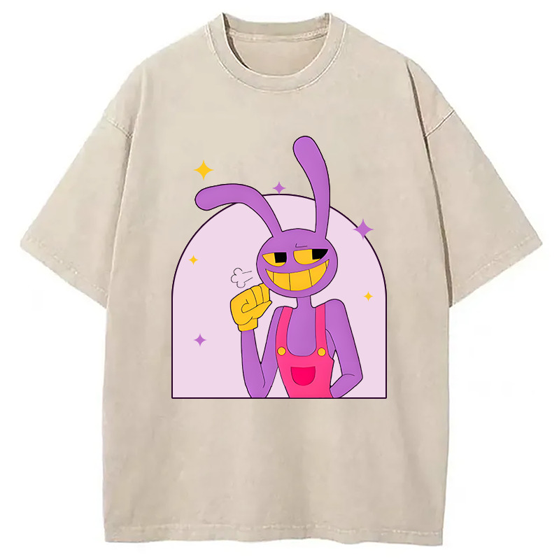 Purple Jax Washed T-Shirt Everyday Comfort Graphic Shirt Gifts For Friends