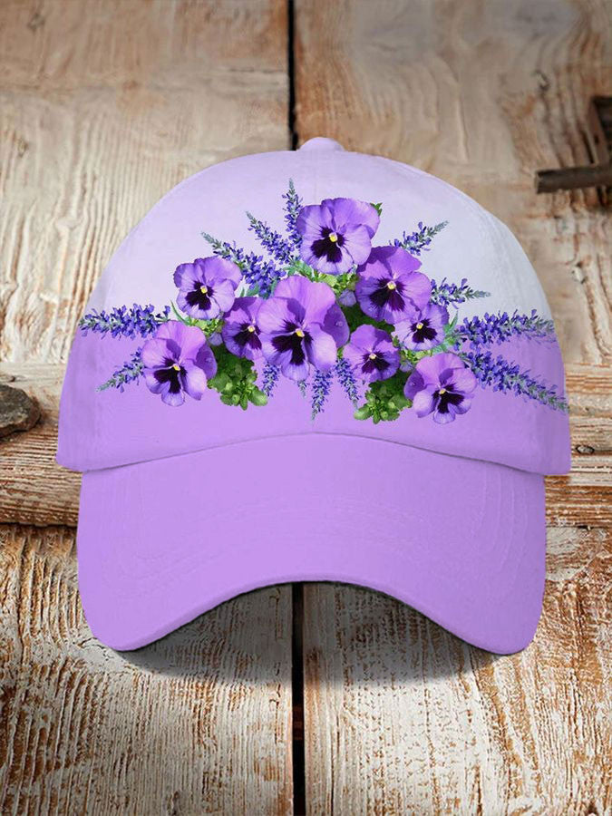 Purple Poppy Hat Womens Patriotic Hat Mother's Day Gifts For Mom Wife Purple Poppy Hat Womens Patriotic Hat Mother's Day Gifts For Mom Wife
