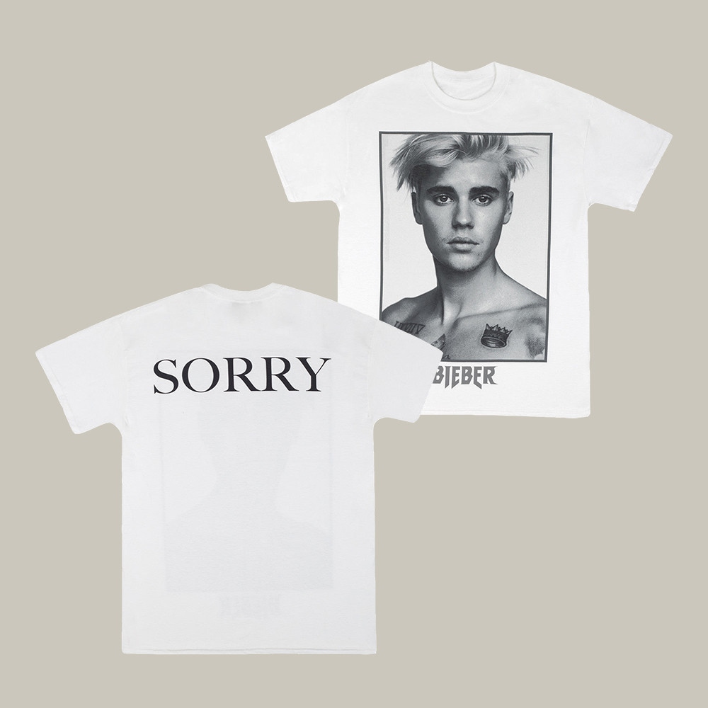 Purpose Sorry Justin Bieber T-Shirt Justin Bieber Coachella 2026 Clothes Gift For Boyfriend