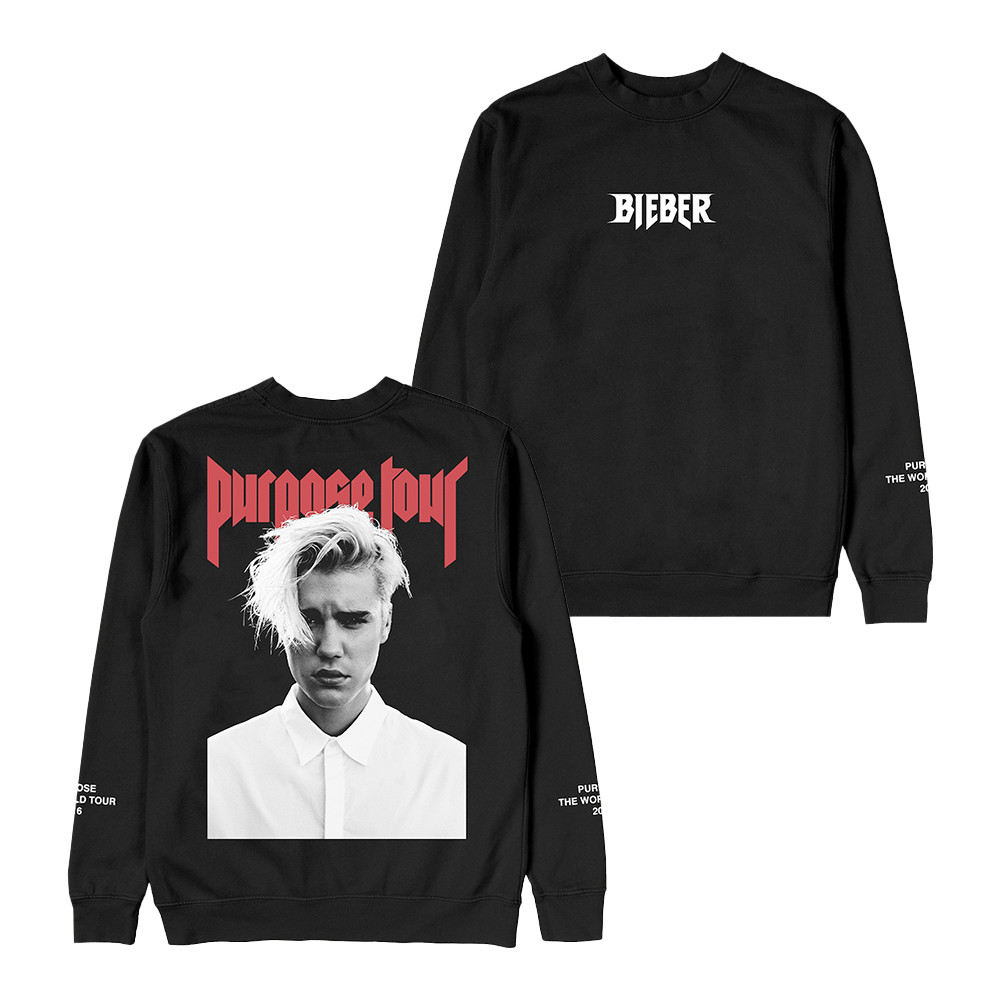 Purpose Tour Justin Bieber Sweatshirt Bieberchella 2026 Clothing Line Pop Music Lover Gift