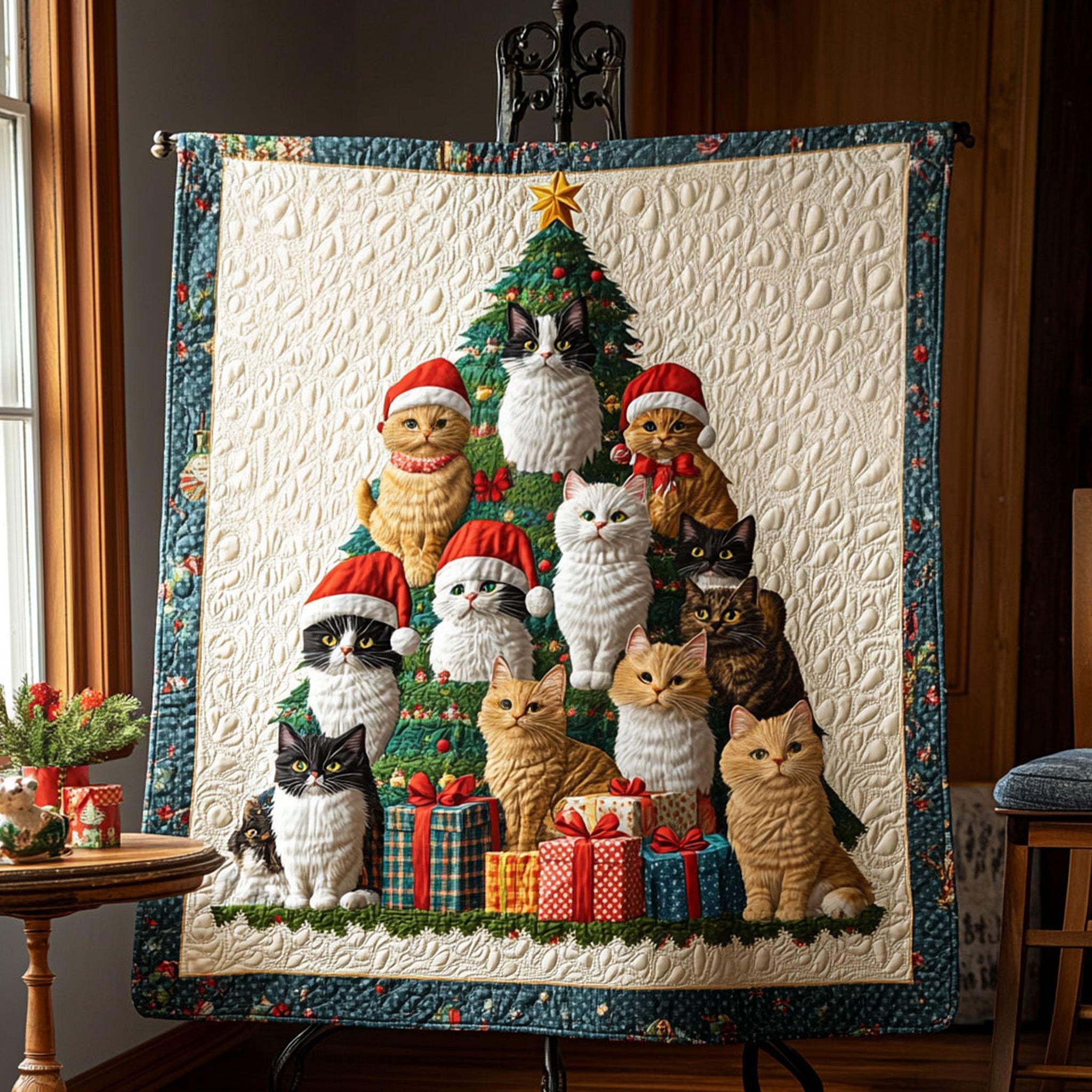 Purrfection Unfolds Quilted Blanket Best Gifts For Cat Lovers