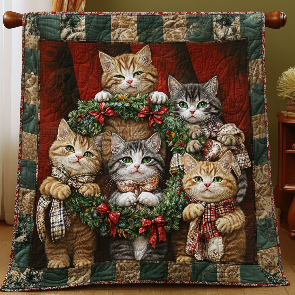 Purrfectly Snug Quilted Blanket Best Gifts For Cat Lovers