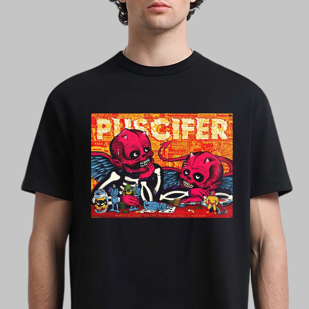 Puscifer Dallas Texas 2026 Venue Poster T-Shirt Music Fan Merch Gift For Dad