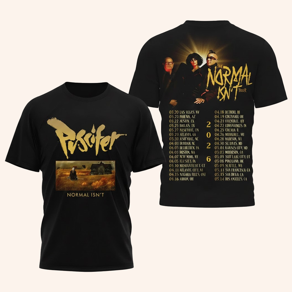 Puscifer Merch The Normal Isn't Tour 2026 Shirt Gift For Rock Band Fan