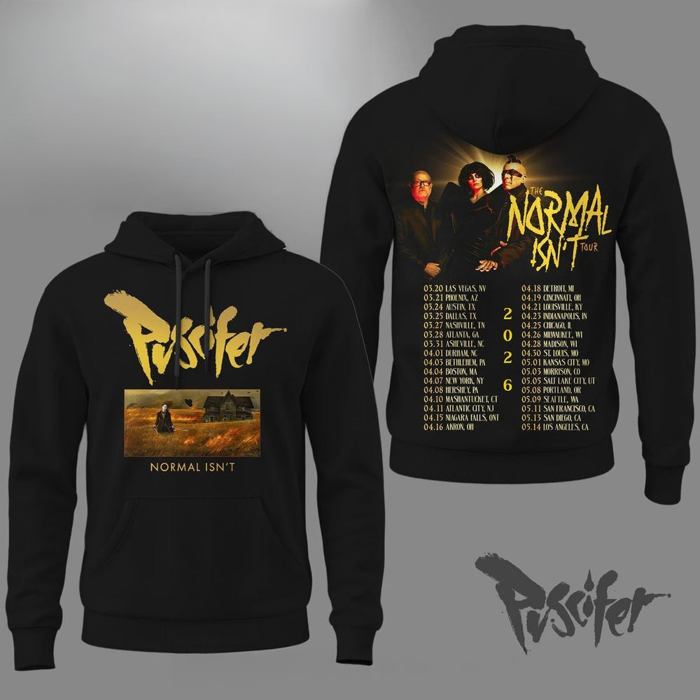 Puscifer The Normal Isn't Tour 2026 Hoodie Puscifer Merch Cool Gifts For Music Lovers