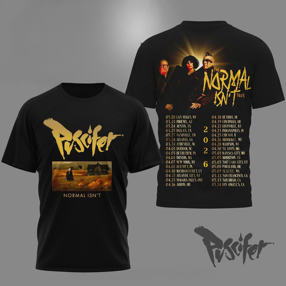 Puscifer The Normal Isn't Tour 2026 T-Shirt Puscifer Merch Cool Gifts For Music Lovers
