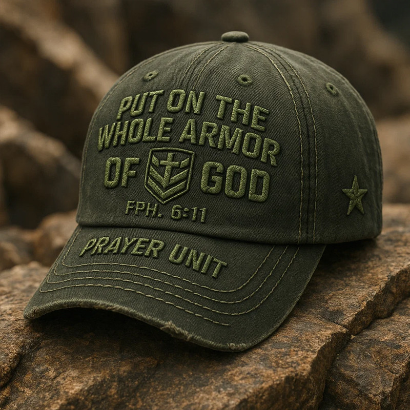 Put On The Whole Armor Of God Hat Prayer Unit Veteran Cap Best Gift For Veterans