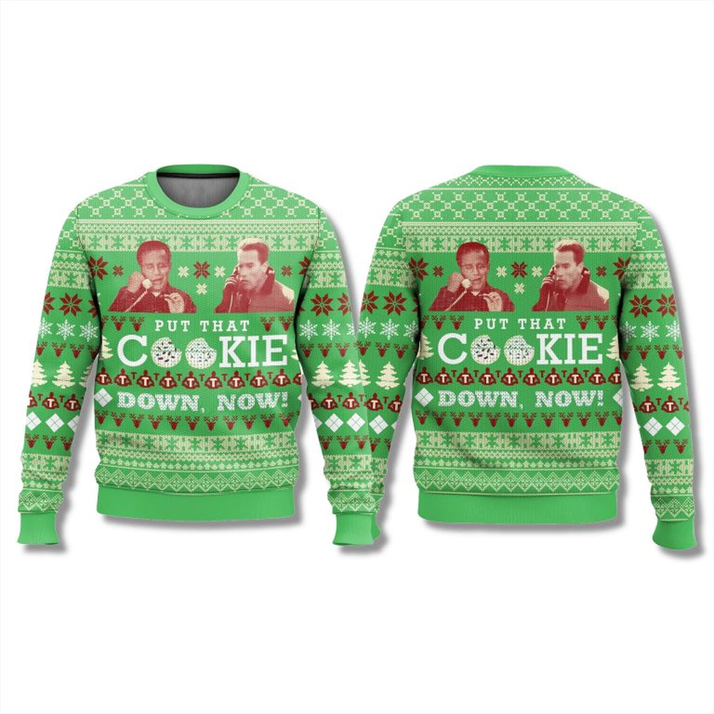 Put That Cookie Down Jingle All The Way Christmas Ugly Sweater Holiday Sweaters Gifts For Him Put That Cookie Down Jingle All The Way Christmas Ugly Sweater Holiday Sweaters Gifts For Him
