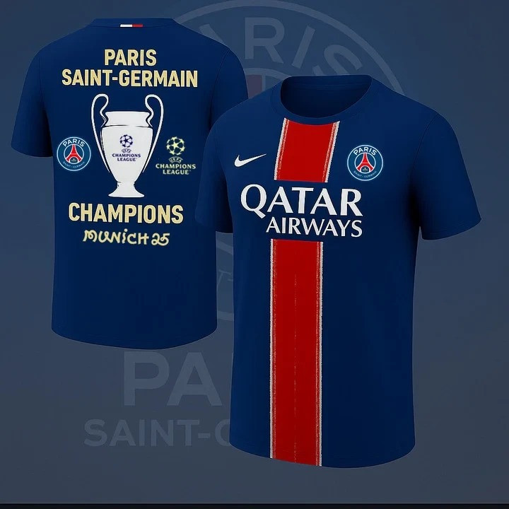 Qatar Airway Champions Paris Saint-Germain T-Shirt Best Gift For Fan Lovers