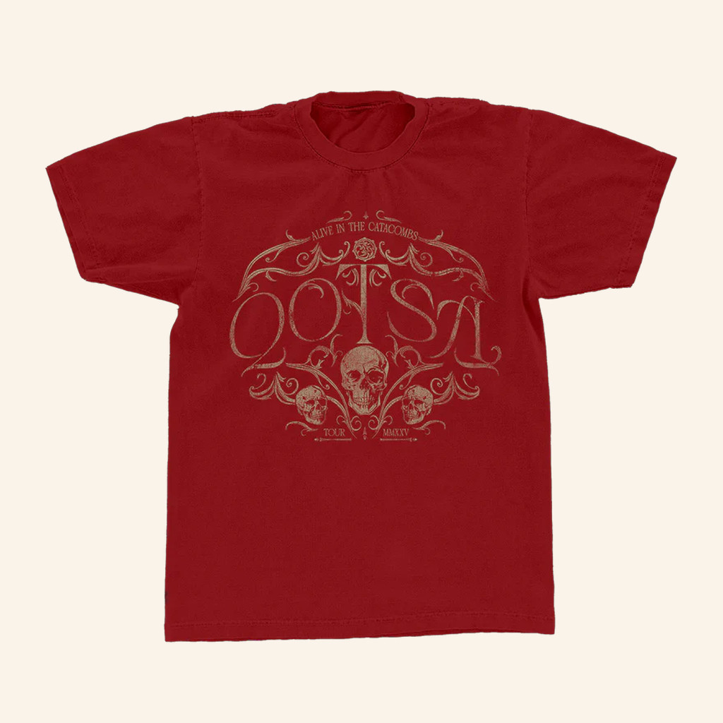 Qotsa Merch Alive In The Catacombs Skull T-Shirt Gift Ideas For Rock Lovers Qotsa Merch Alive In The Catacombs Skull T-Shirt Gift Ideas For Rock Lovers