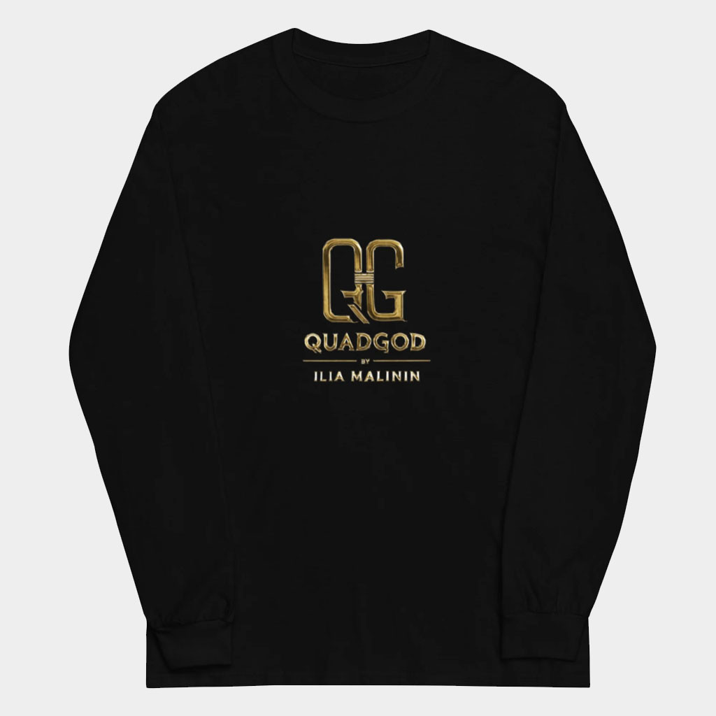 Quad God Merch Quad God By Ilia Malinin Long Sleeve Shirt Unique Gifts For Brothers