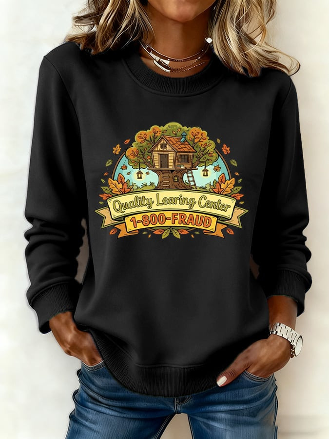 Quality Learning Center 1 800 Fraud Sweatshirt Minnesota Incident Apparel Gifts For Activists