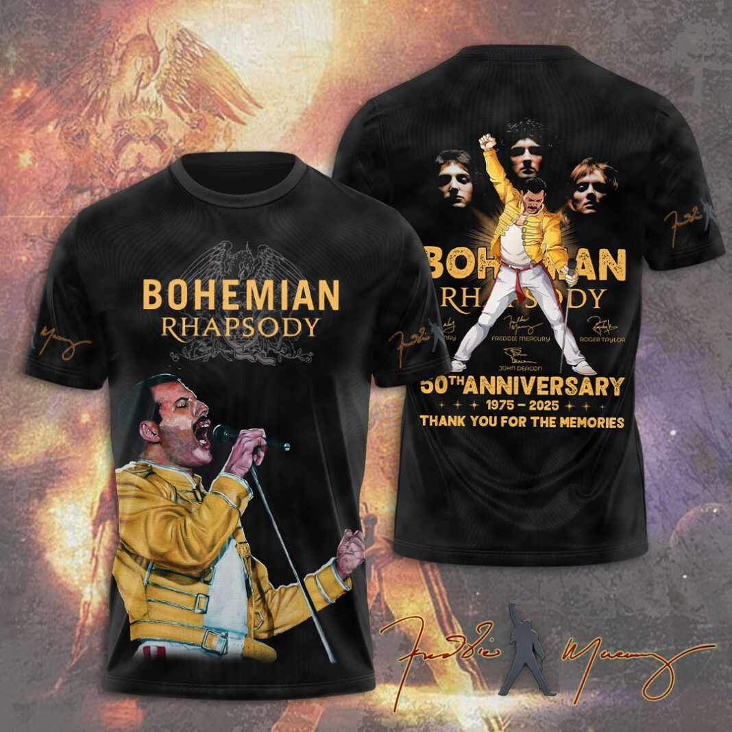 Queen Band x Freddie Mercury T-Shirt Gifts For Music Lovers