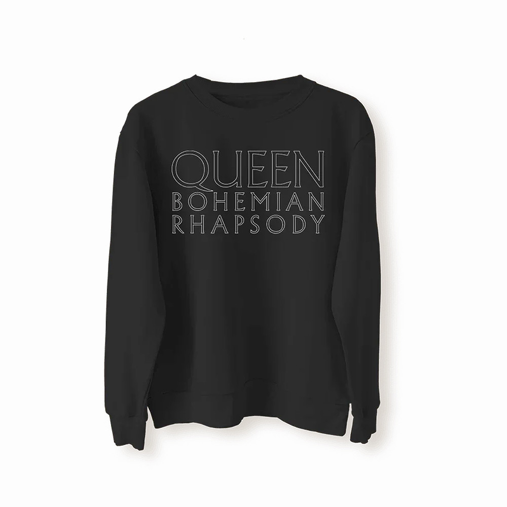 Queen Merch Bohemian Rhapsody Sweatshirt Music Apparel Queen Lover Gift Idea