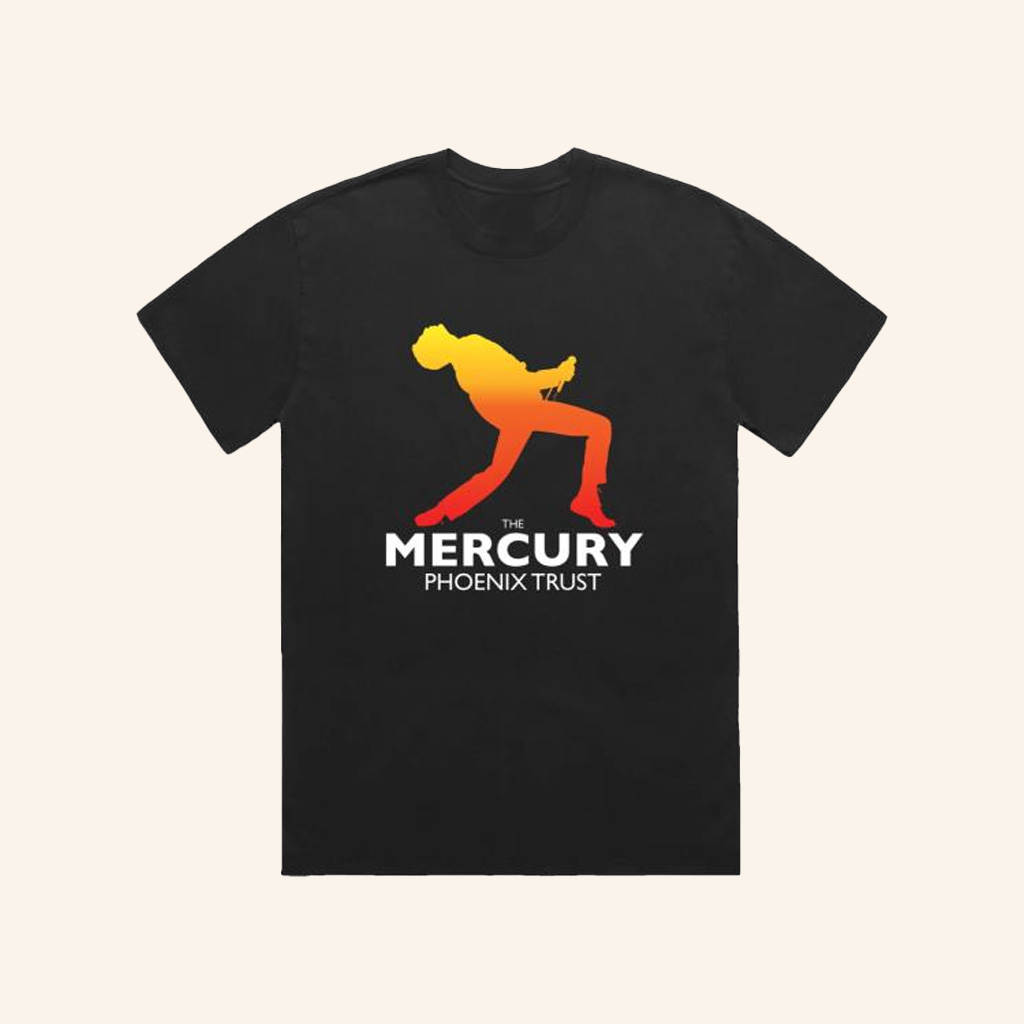 Queen Online Merch Mercury Phoenix Trust Black T-Shirt Music Lover Gift Ideas For Him Queen Online Merch Mercury Phoenix Trust Black T-Shirt Music Lover Gift Ideas For Him