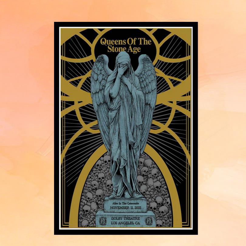 Queens Of The Stone Age Merch Dolby Theatre Nov 11 2025 Show Poster Home Decor Fan Gifts Queens Of The Stone Age Merch Dolby Theatre Nov 11 2025 Show Poster Home Decor Fan Gifts