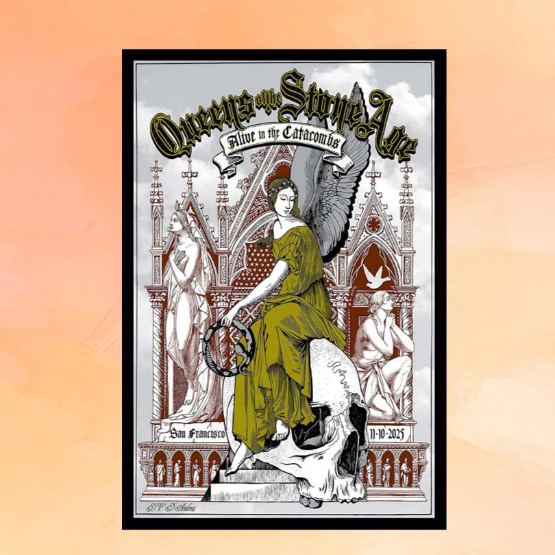 Queens Of The Stone Age Merch San Francisco CA November 10 2025 Concert Poster Home Decor