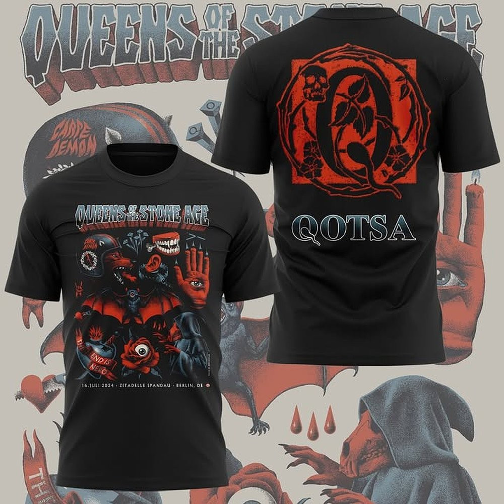 Queens Of The Stone Age World Tour 2025 T-Shirt Best Gift For Music Lovers