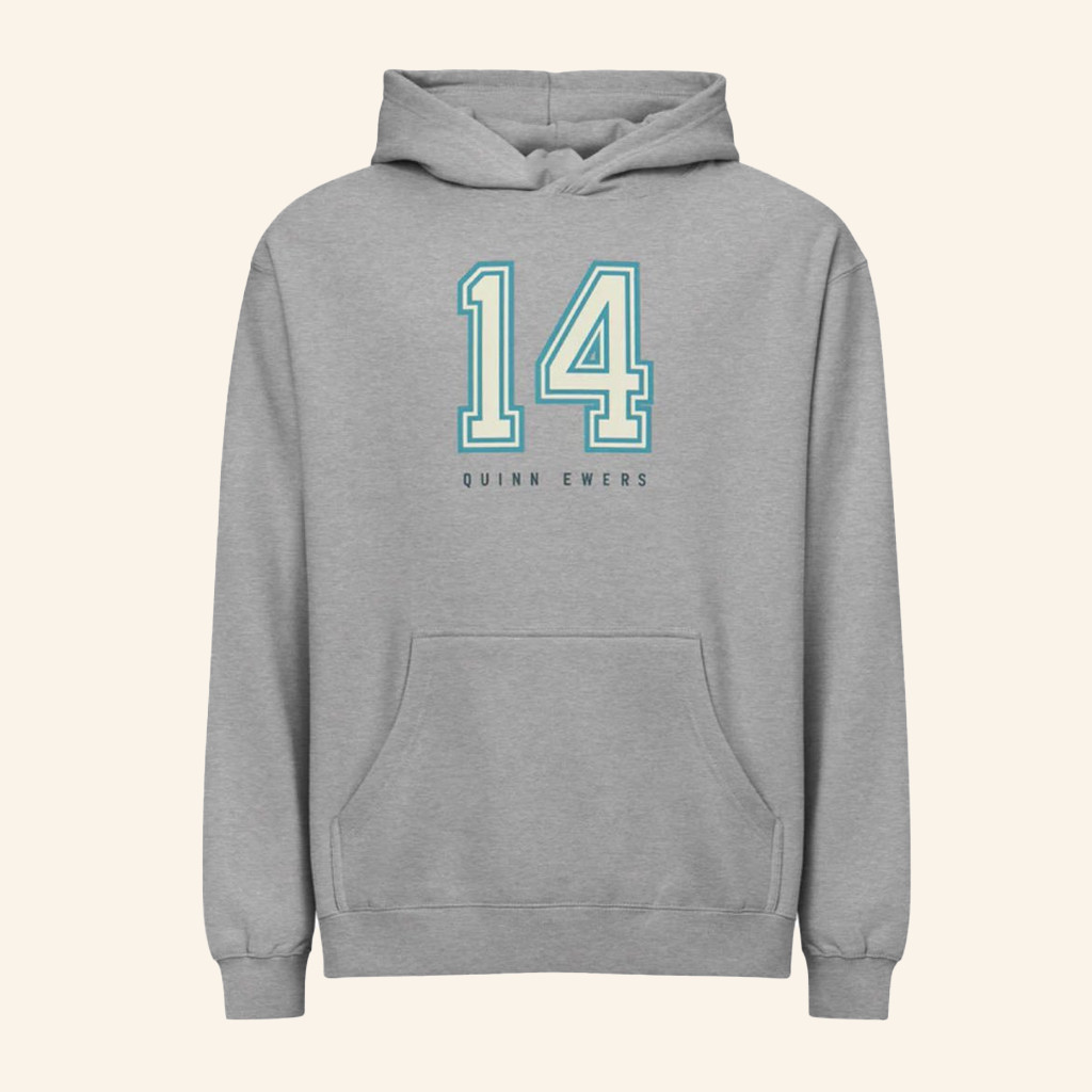 Quinn Ewers Merch Quinn Ewers 14 Nameplate Hoodie Gifts For Football Lovers Quinn Ewers Merch Quinn Ewers 14 Nameplate Hoodie Gifts For Football Lovers