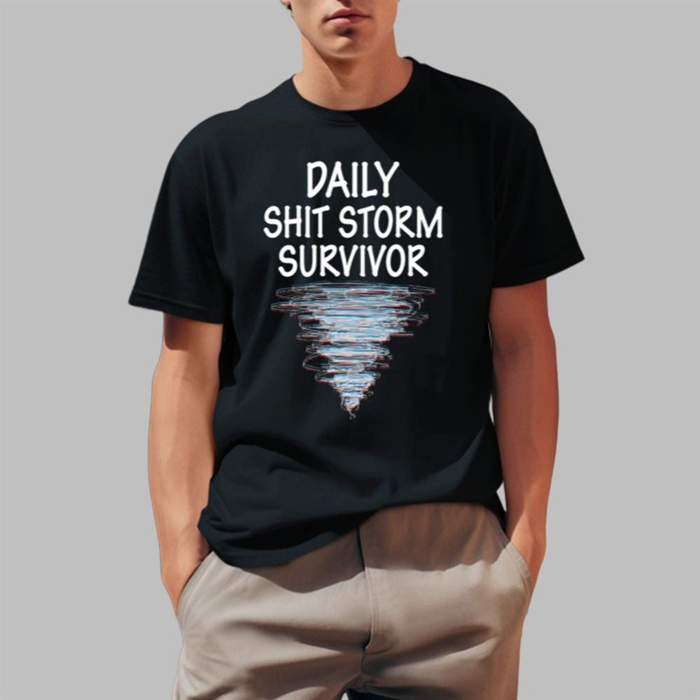 Quinn Pratt Daily Shit Storm Survivor Shirt Father's Day Gift for Husband Quinn Pratt Daily Shit Storm Survivor Shirt Father's Day Gift for Husband