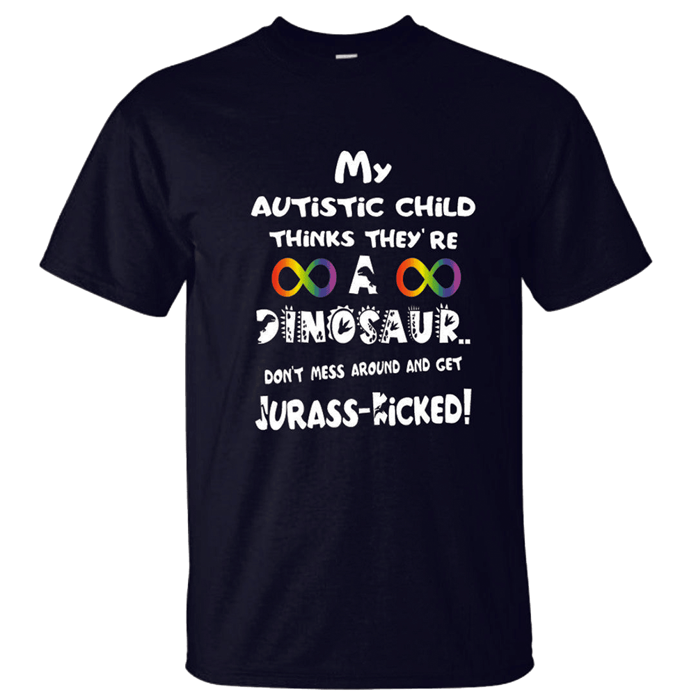 Quinn Pratt Merch My Autistic Child Thinks They're A Dinosaur T-Shirt Gifts For Fans
