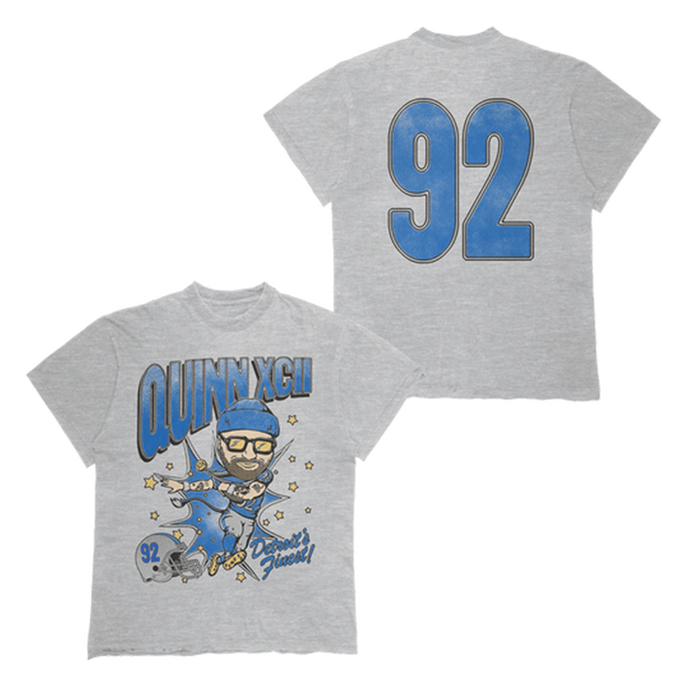 Quinn XCII Merch Detroit's Finest Football T-Shirt Best Gifts For Dad