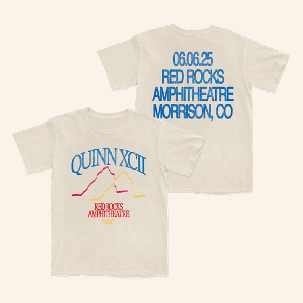 Quinn XCII Merch Red Rocks 2025 T-Shirt Music Lover Gifts For Him Quinn XCII Merch Red Rocks 2025 T-Shirt Music Lover Gifts For Him