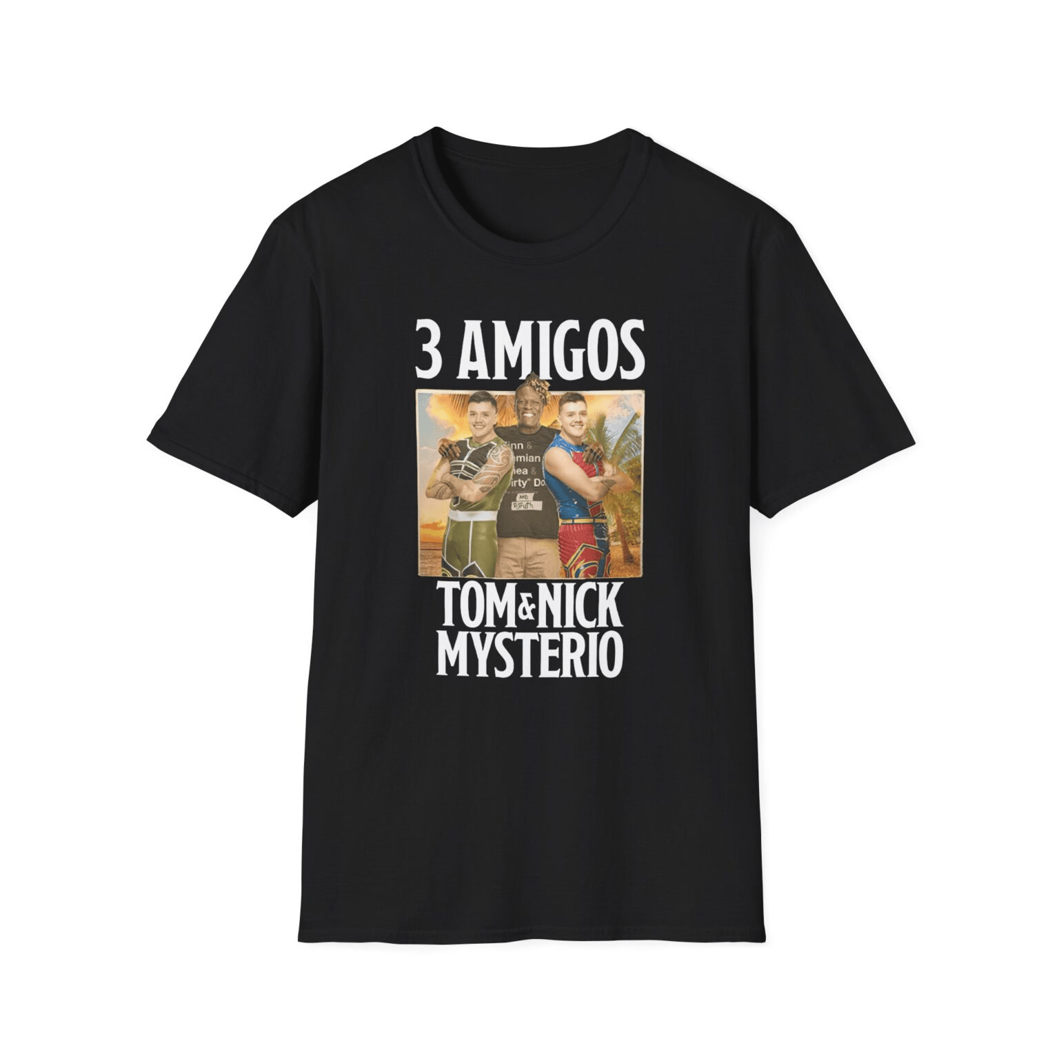 R-Truth Shirt 3 Amigos Tom And Nick Mysterio WWE Merch Fan Apparel Gifts For Men