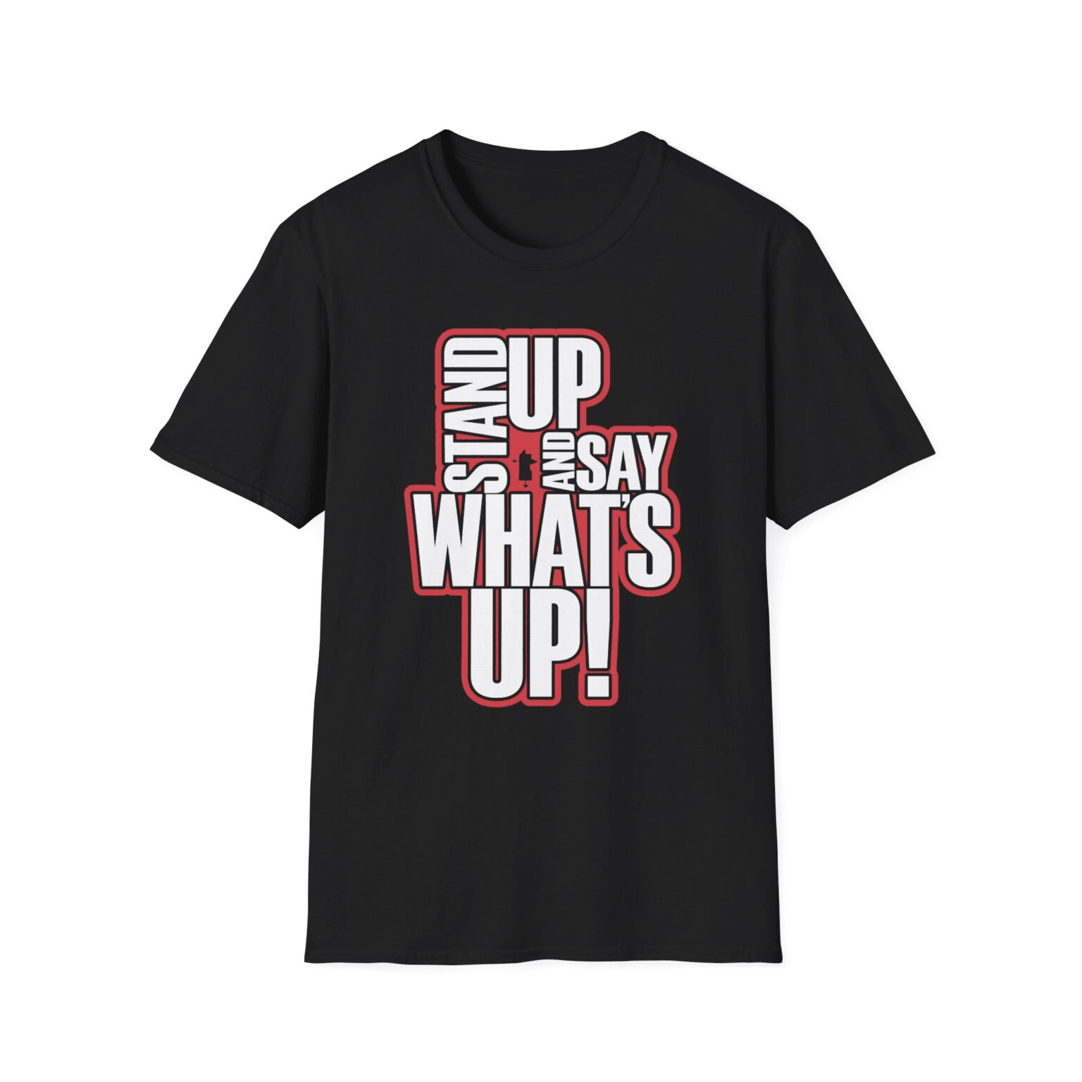 R-Truth Shirt Stand Up And Say What's Up WWE Merch Fan Apparel Gift Ideas
