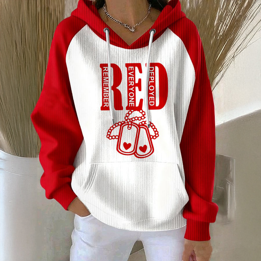 R.E.D Friday Remember Everyone Deployed Sweatshirt Veteran's Day Clothing Line