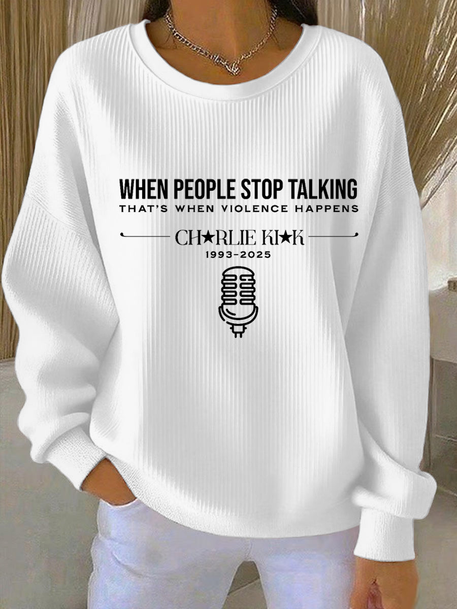 R.I.P Charlie Kirk,Memorial Inspirational Quote Sweatshirt Charlie Kirk Merch Store