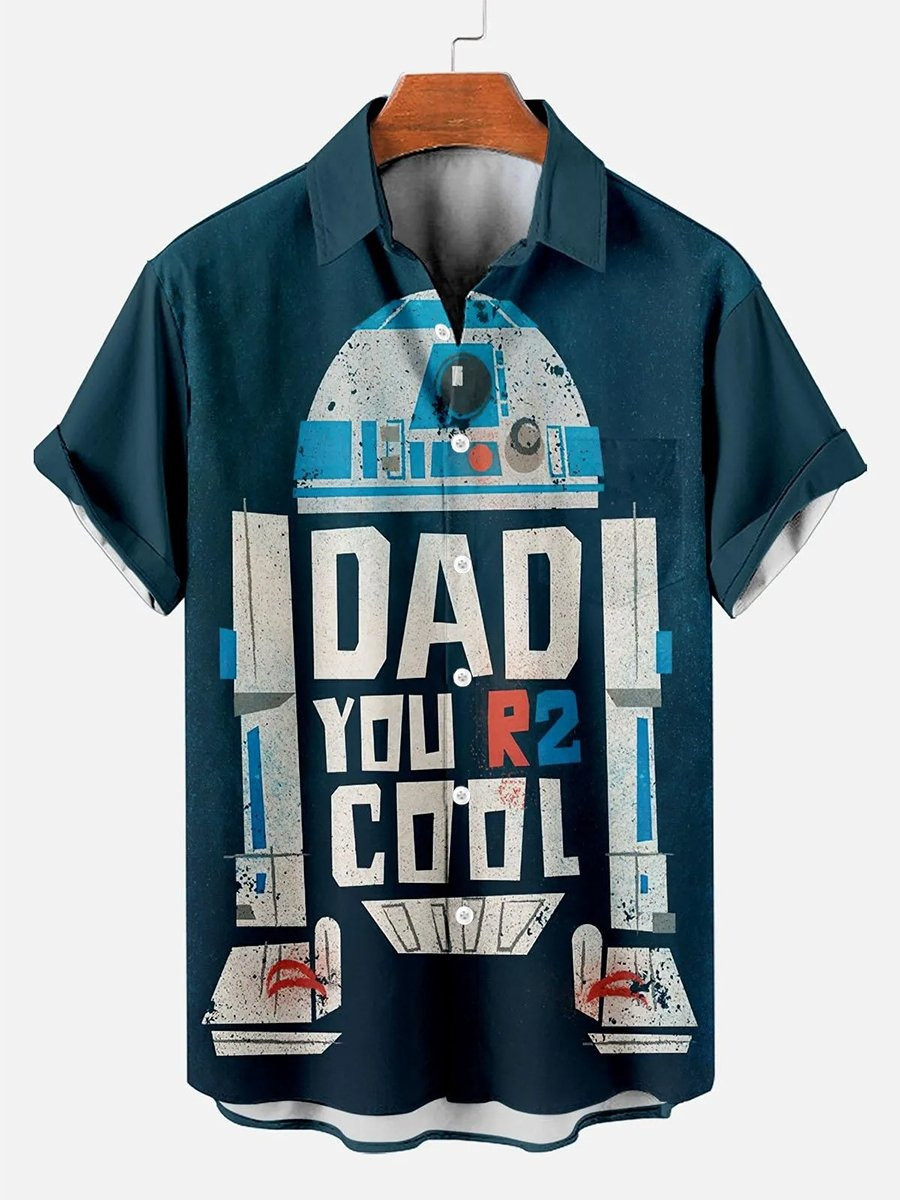 R2-D2 Star Wars Dad You R2 Cool Hawaiian Shirt Fan Star Wars Father's Day Gift